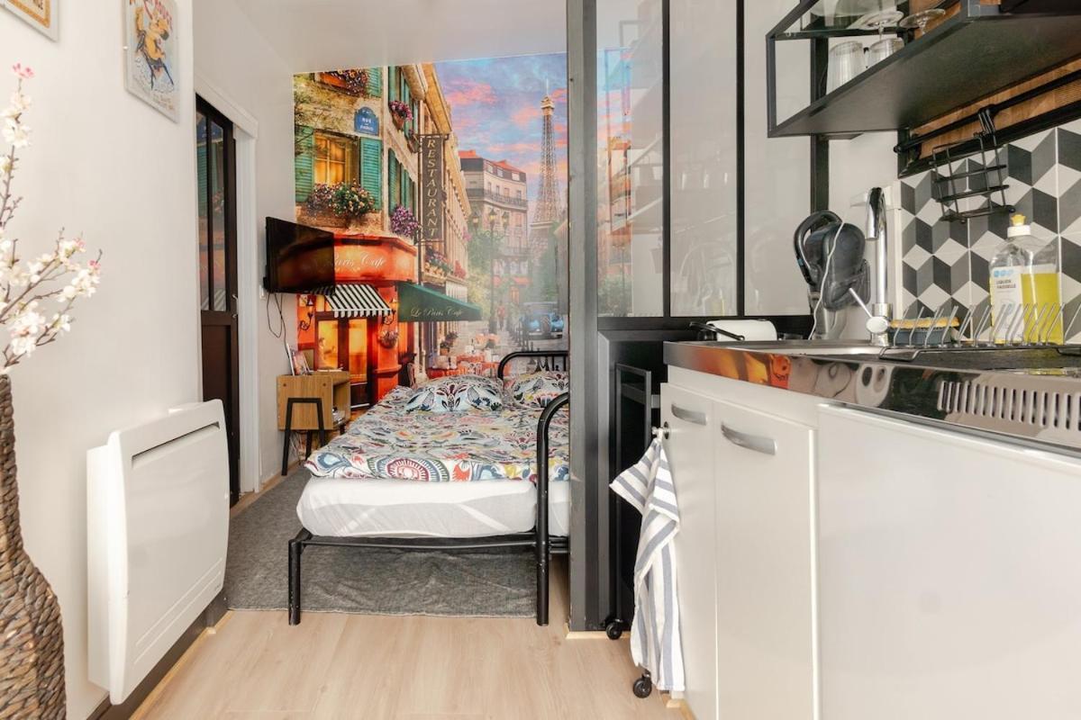 Studio Paris - Metro 7 Cadet - Quartier Faubourg-Montmartre Extérieur photo